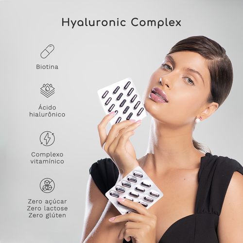 Complex Rennova Hyaluronic - Pele, Cabelo e Unhas - Cx 30