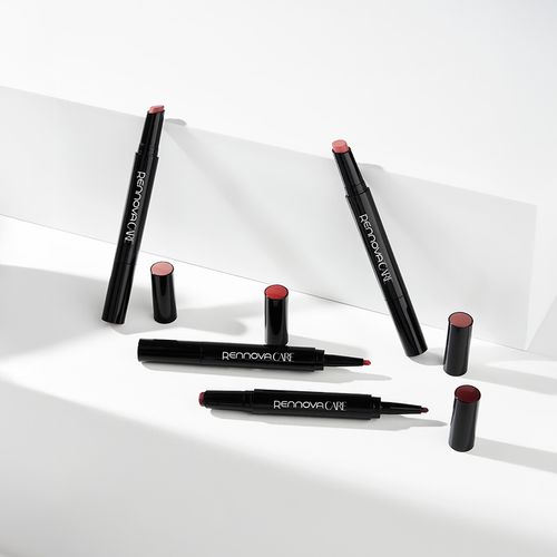 Batom Duo Semi Matte -  Lápis de Contorno Labial  Diva