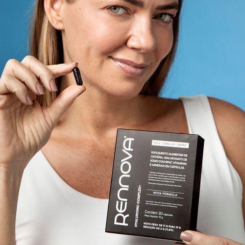 Complex Hialurônico para Pele, Cabelo e Unhas | 30 cápsulas