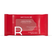 Toalhas Removedoras de Maquiagem para Lábios | 40 Unidades