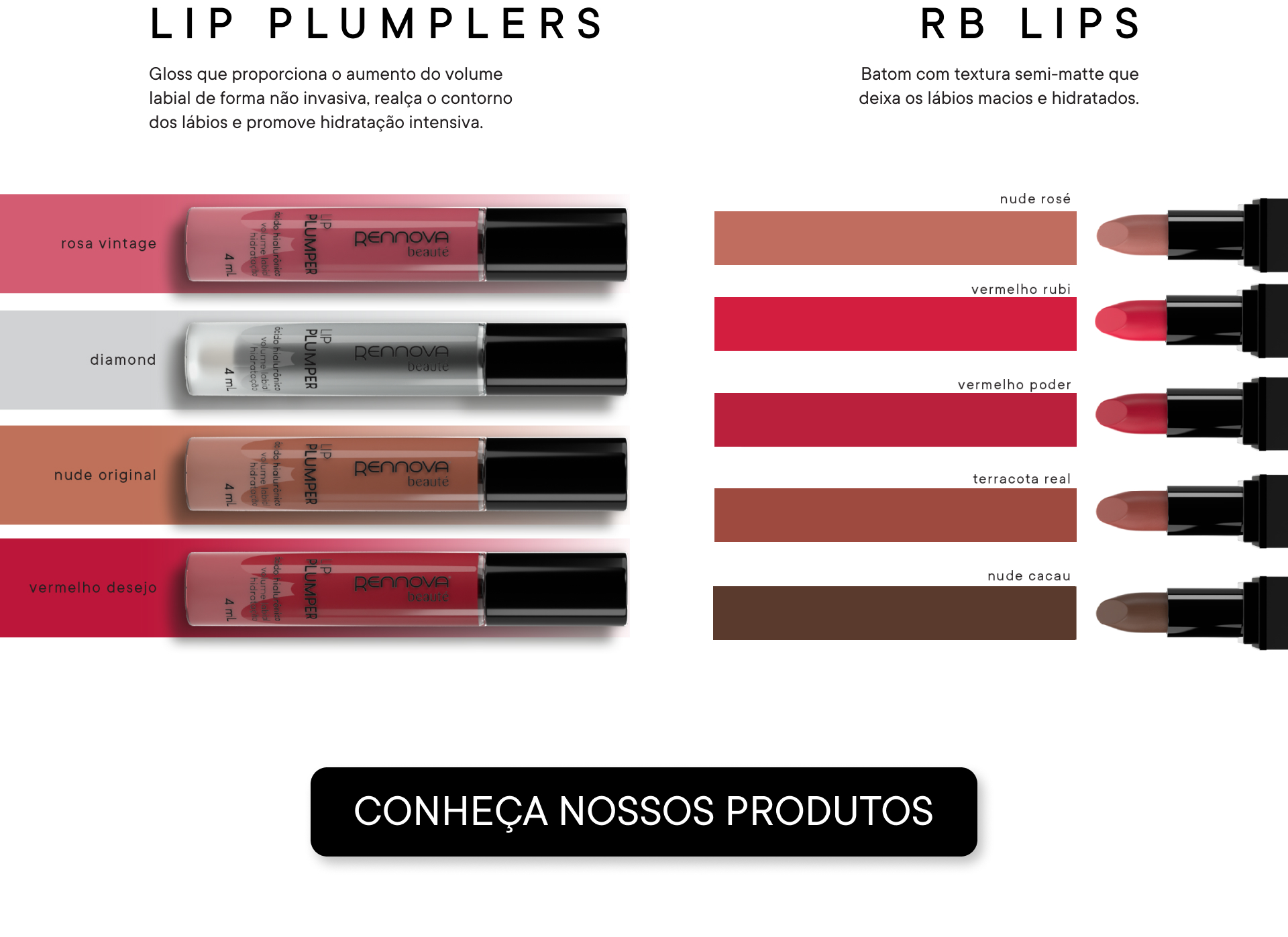 Lip Plumper e RB Lips - Colocar a imagem